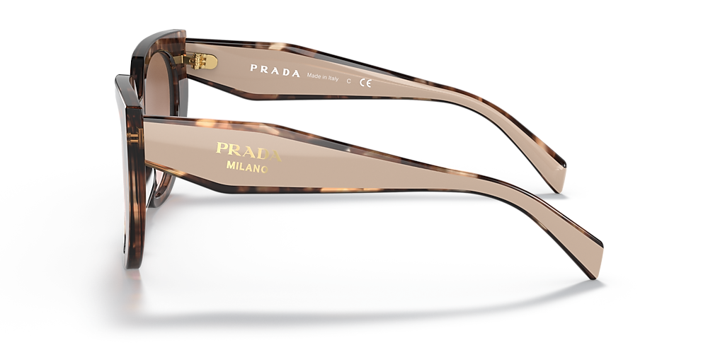 PRADA SUNGLASSES -  PR 14WS 01R0A6 52 - Caramel Tortoise/Powder