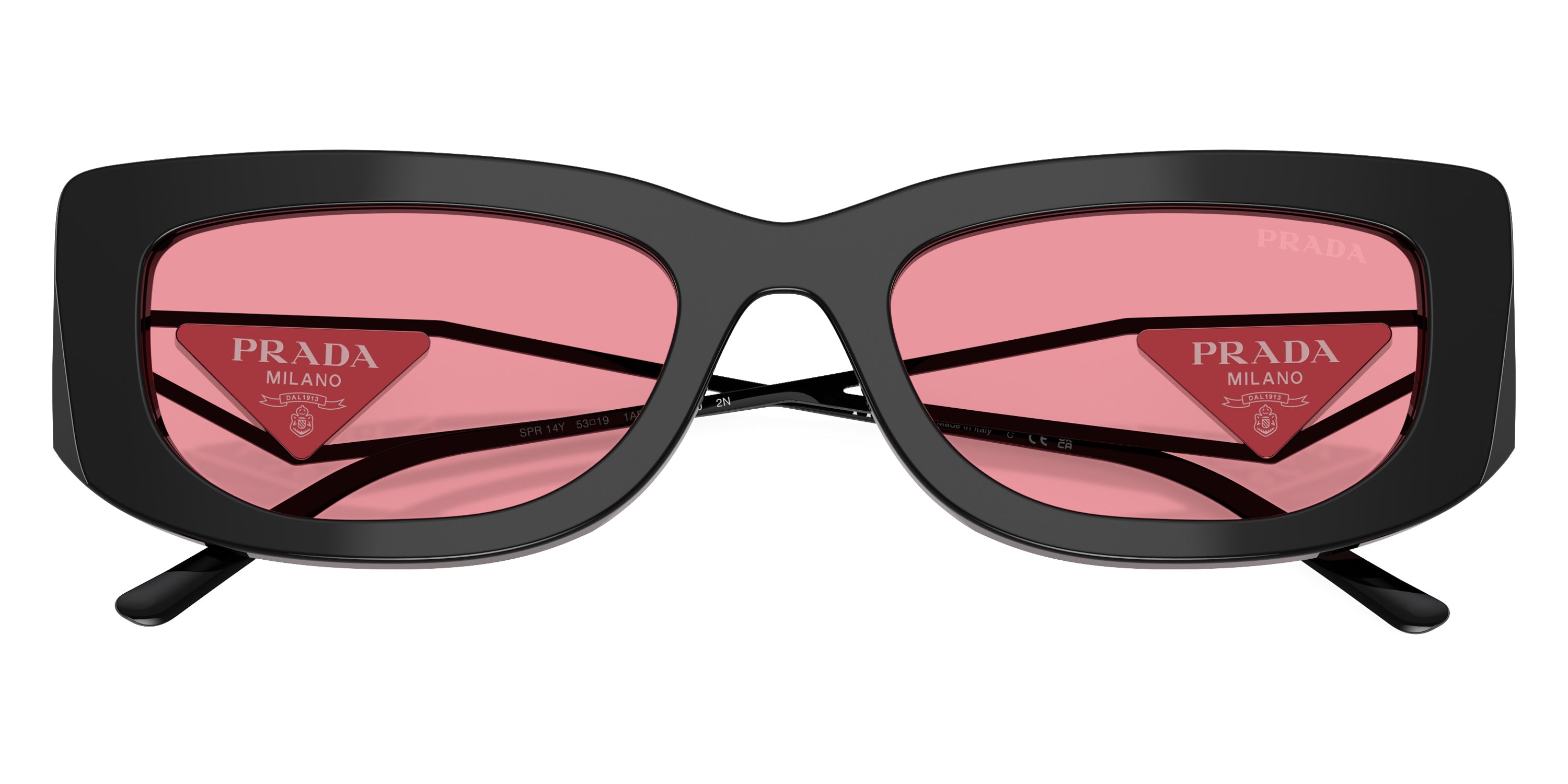 PRADA SUNGLASSES - PR 14YS 1AB30L 53 - Black