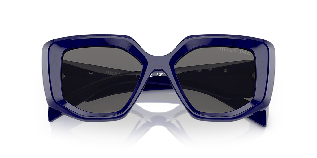PRADA SUNGLASSES - PR 14ZS 18D5Z1 BALTIC MARBLE 50