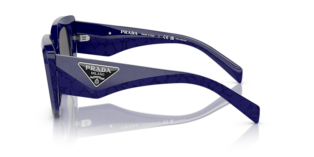 PRADA SUNGLASSES - PR 14ZS 18D5Z1 BALTIC MARBLE 50