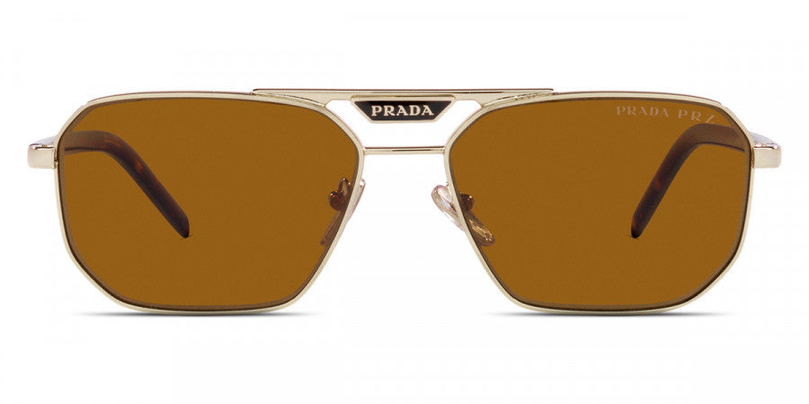 PRADA SUNGLASSES - PR 58YS ZVN5Y1 57 - Pale Gold