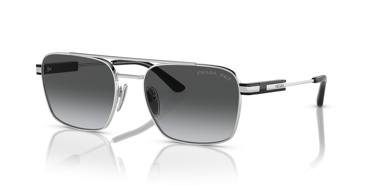 小物 PRADA l sunglasses silver PRADA SUNGLASSES - PR 67ZS 1BC5W1 56 - Silver