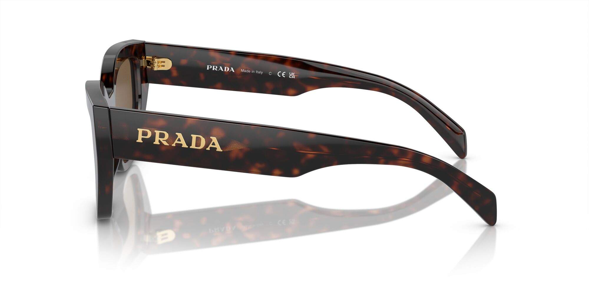 PRADA SUNGLASSES - PR A09S 16N5Y1 53 - Briar Tortoise