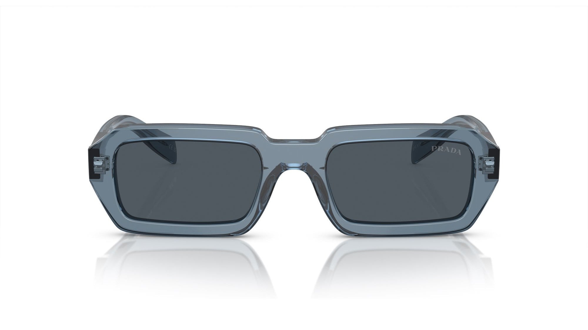 PRADA SUNGLASSES - PR A12S 19O70B 52 - Transparent Blue