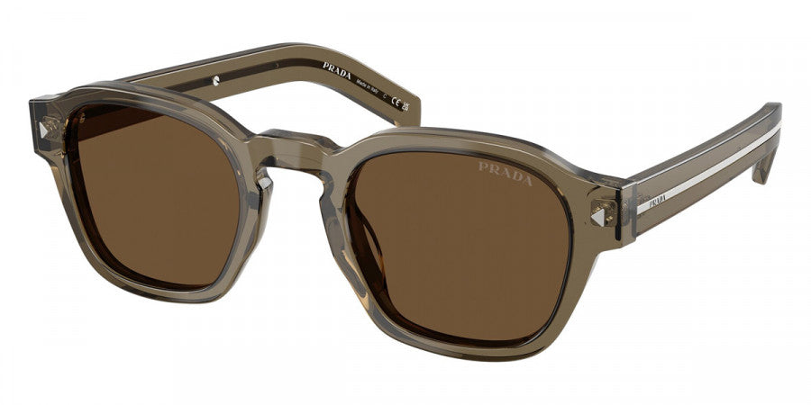 PRADA SUNGLASSES - PR A16S 18T70F 49 - Transparent Terra