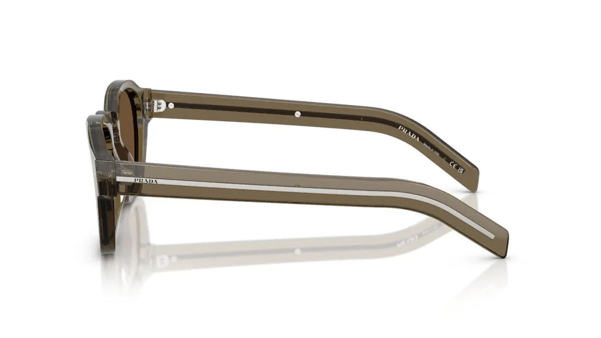 PRADA SUNGLASSES - PR A16S 18T70F 49 - Transparent Terra