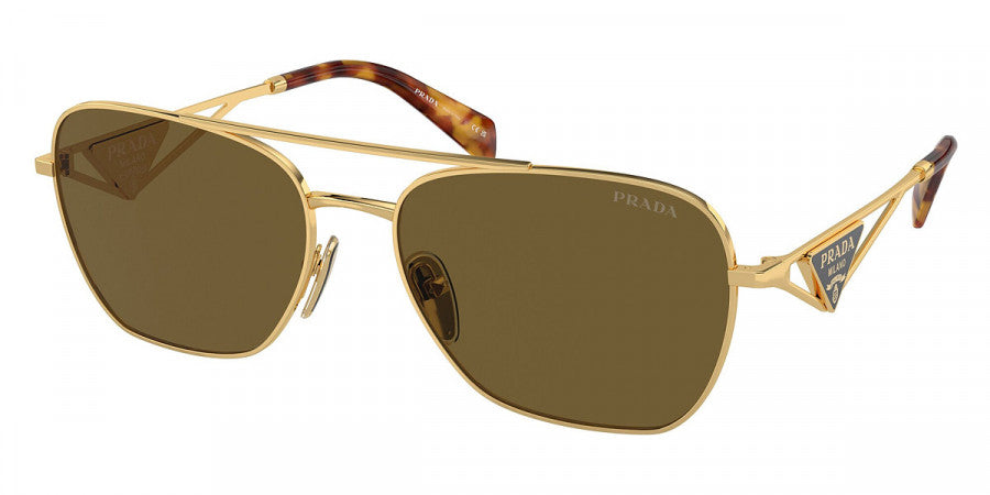 PRADA SUNGLASSES - PR A50S 5AK01T 59 - Gold