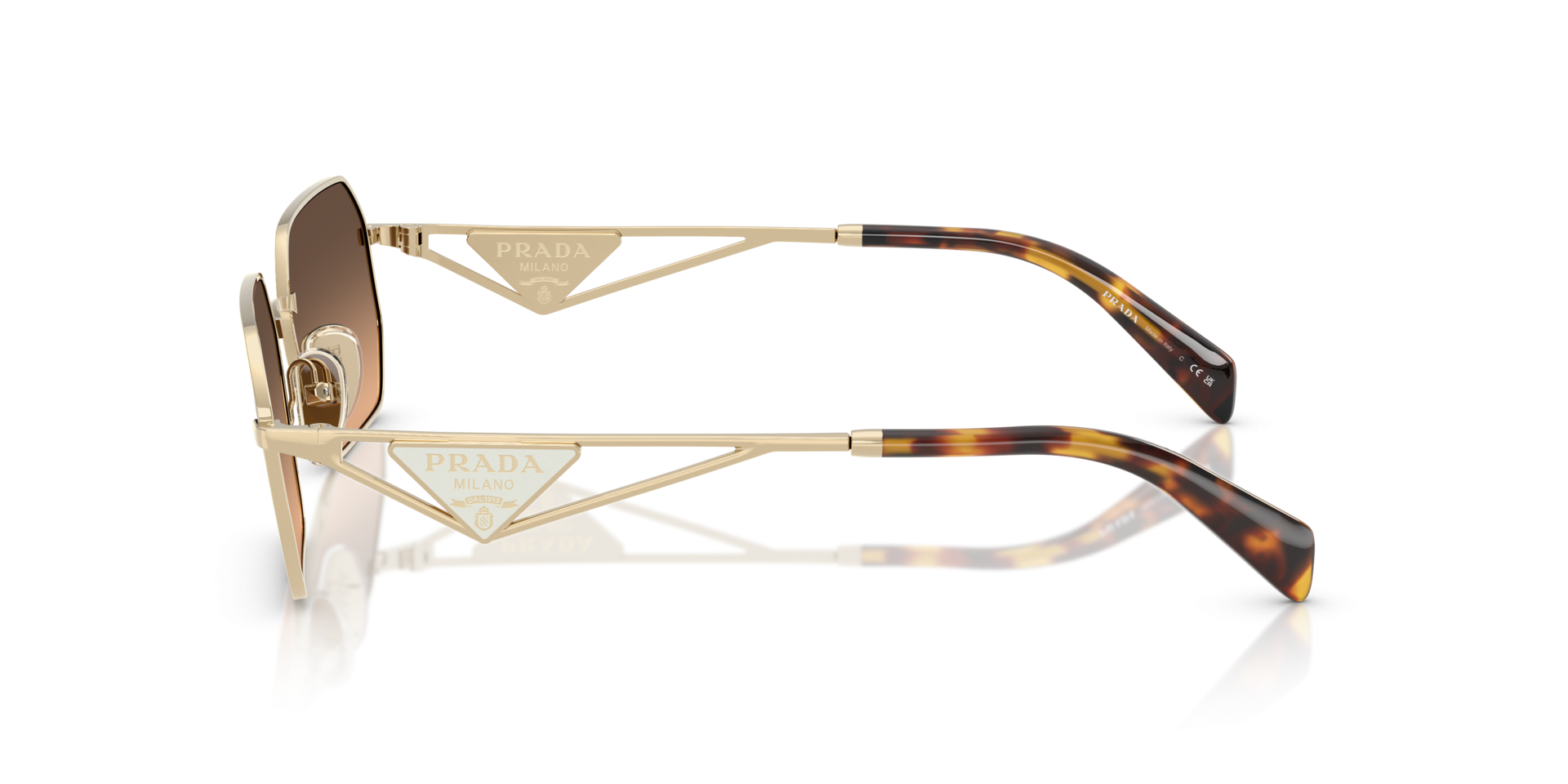 PRADA SUNGLASSES - PR A51S ZVN50C 58 - Pale Gold