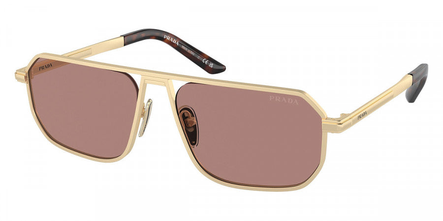 PRADA SUNGLASSES - PR A53S VAF10D 59 - Matte Pale Gold