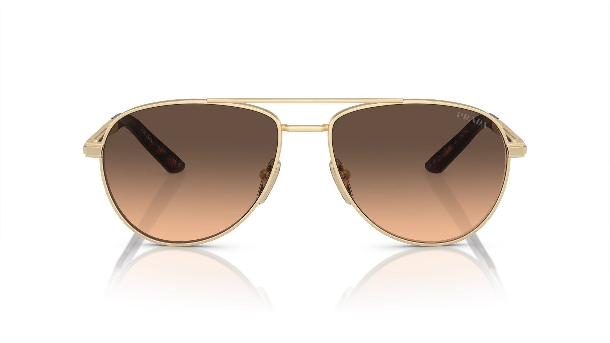 PRADA SUNGLASSES - PR A54S VAF50C 60 - Matte Pale Gold