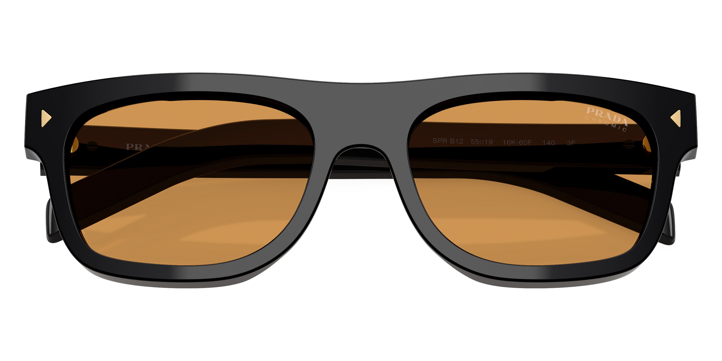 PRADA SUNGLASSES - PR B12S 16K60F 55 - Black