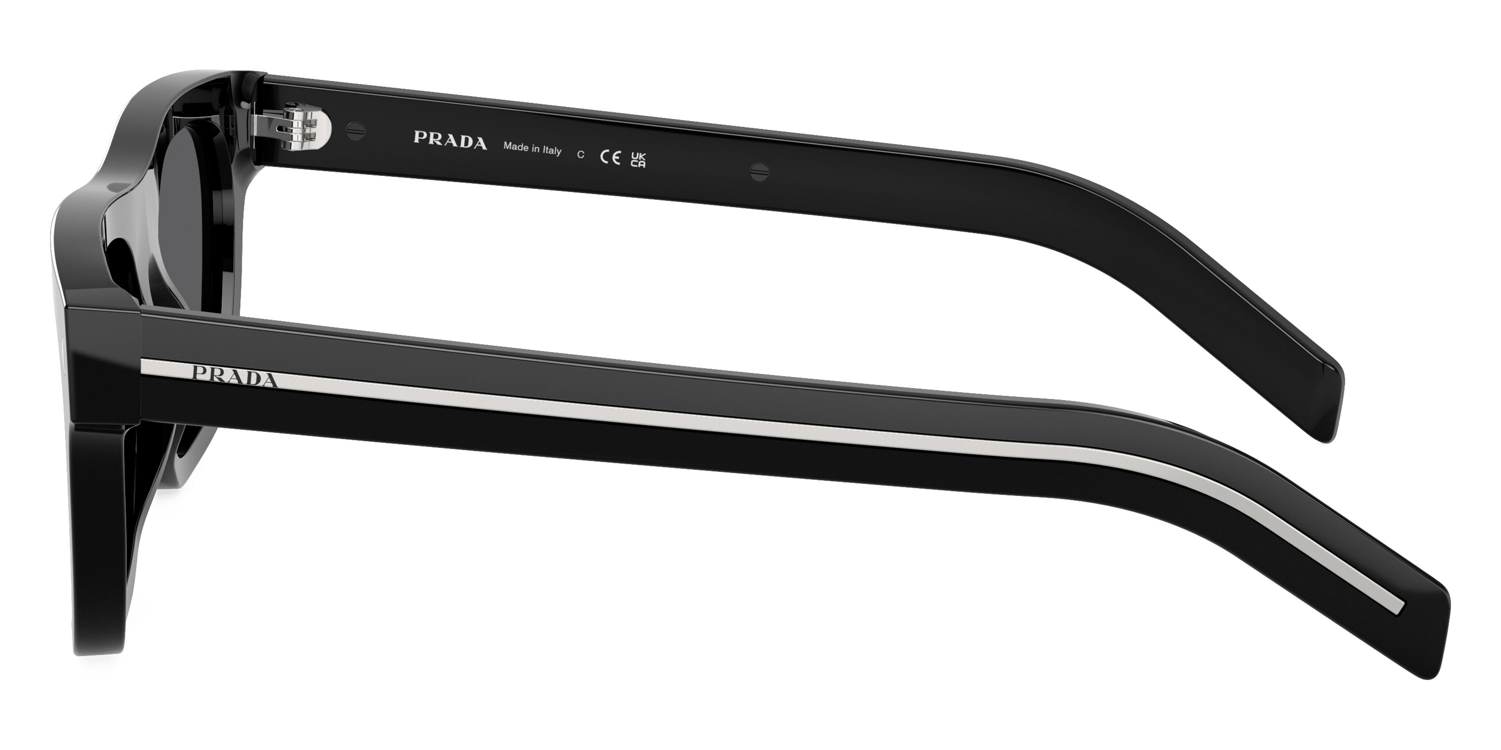 PRADA SUNGLASSES - PR B12S 16K731 55 - Black