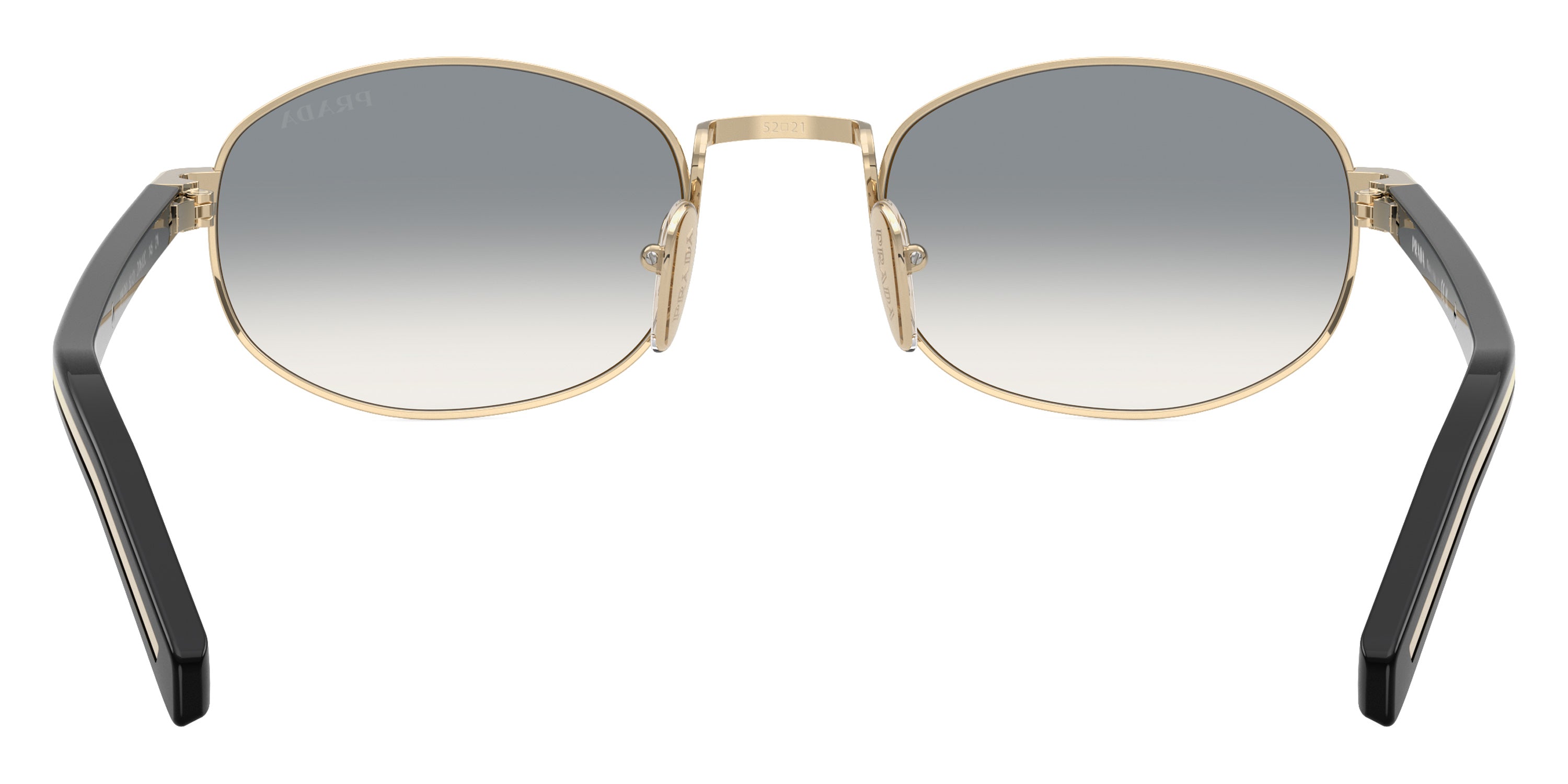 PRADA SUNGLASSES - PR B53S ZVN02C 49 - Pale Gold/Black
