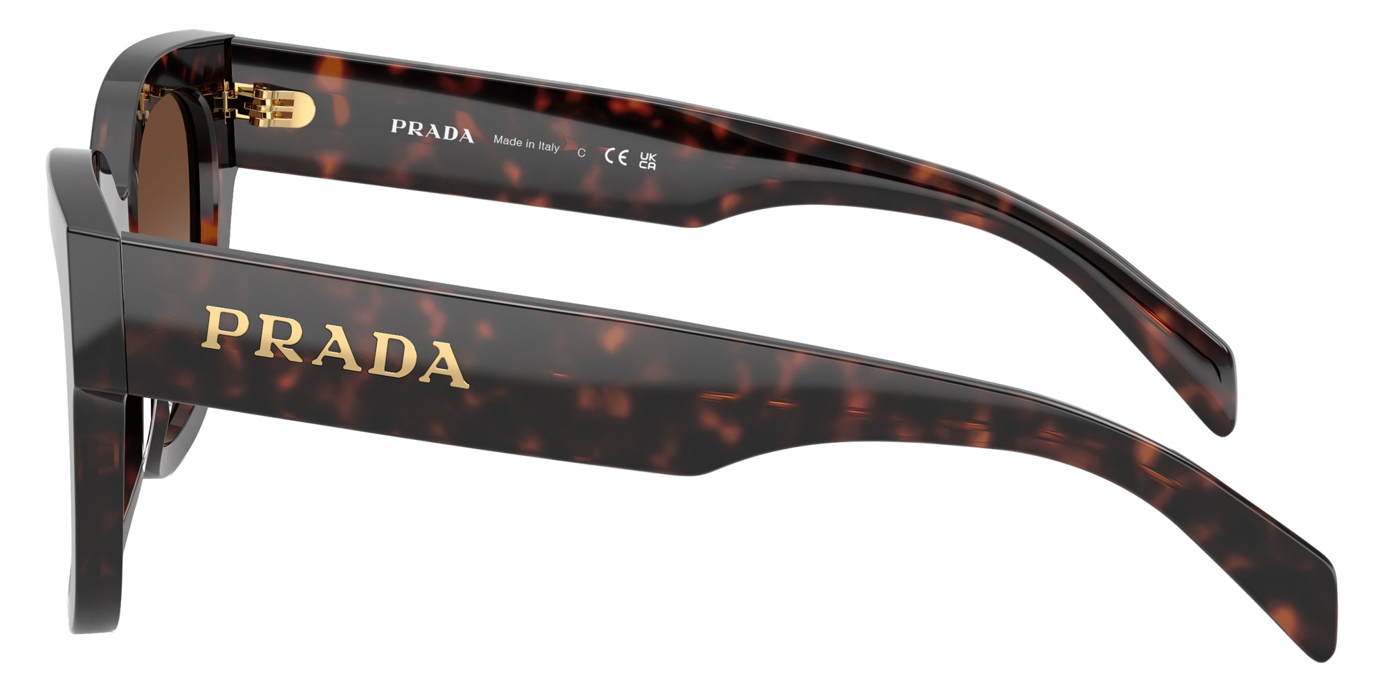 PRADA SUNGLASSES - PR C04S 17N80A 52 - Root Tortoise