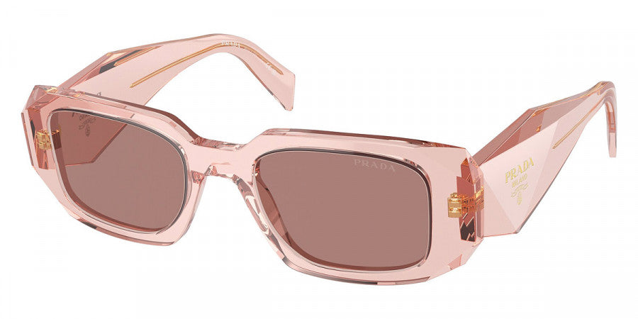 PRADA SUNGLASSES SYMBOLE - PR 17WS 19Q10D 49 TRANSPARENT PEACH