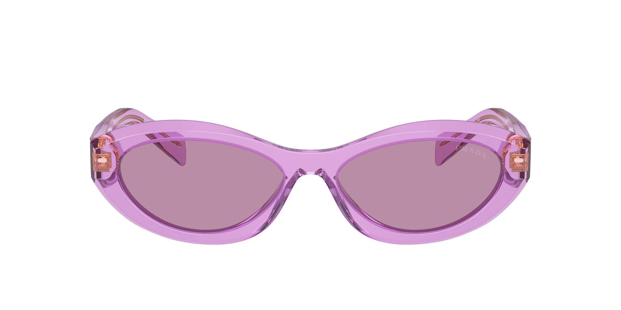 PRADA SUNGLASSES SYMBOLE - PR 26ZS 13R07Q 55 - Transparent Amethyst