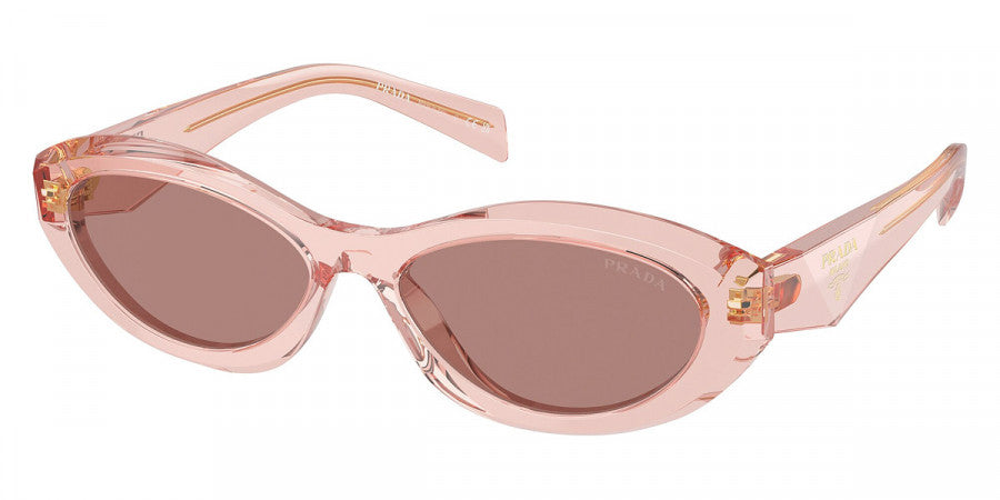 PRADA SUNGLASSES SYMBOLE - PR 26ZS 19Q10D 55 - Transparent Peach
