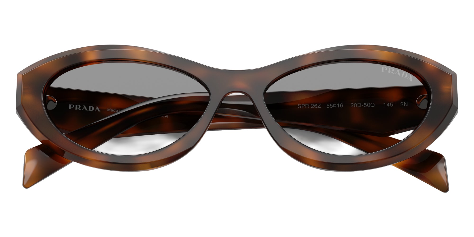 PRADA SUNGLASSES SYMBOLE - PR 26ZS 20D50Q 55 - Juniper Tortoise