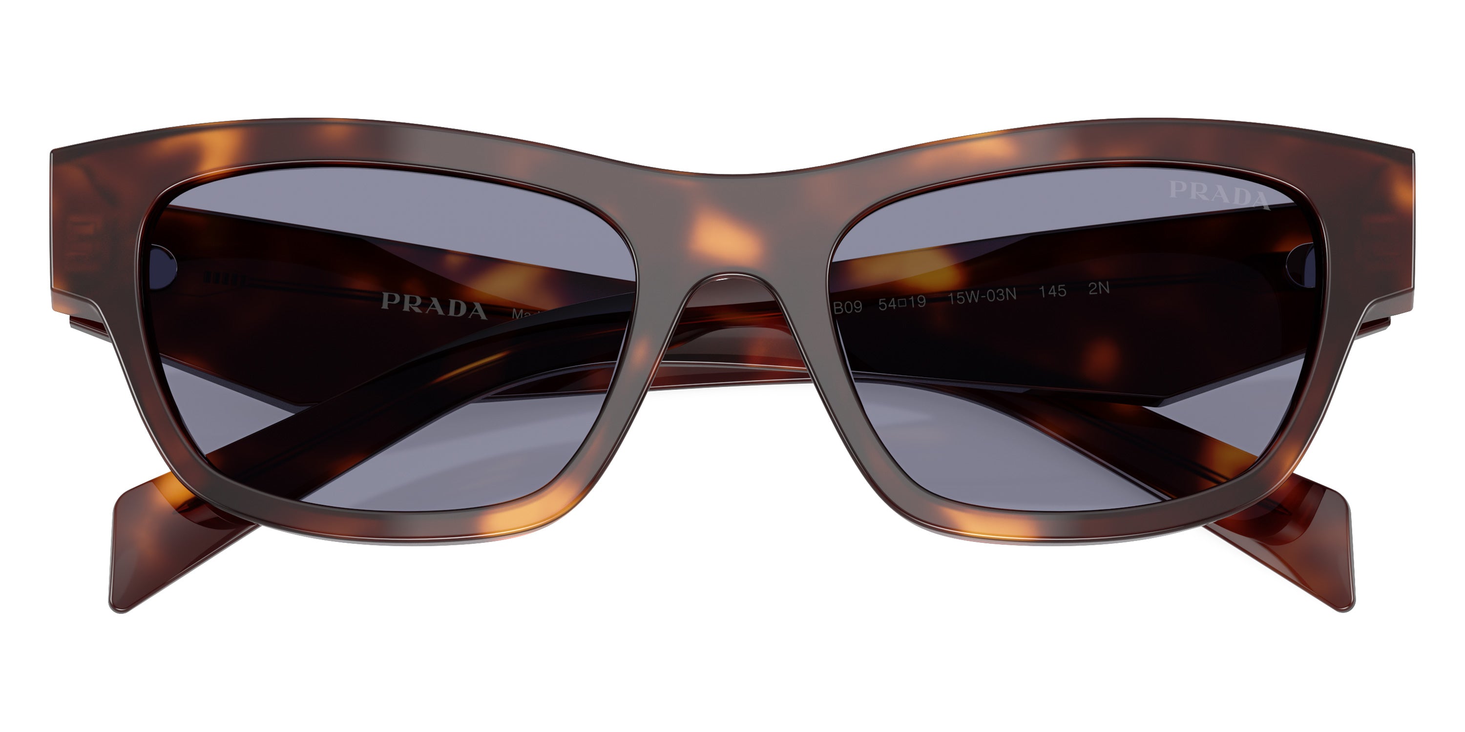 PRADA SUNGLASSES SYMBOLE - PR B09S 15W03N 52 - Classic Tortoise