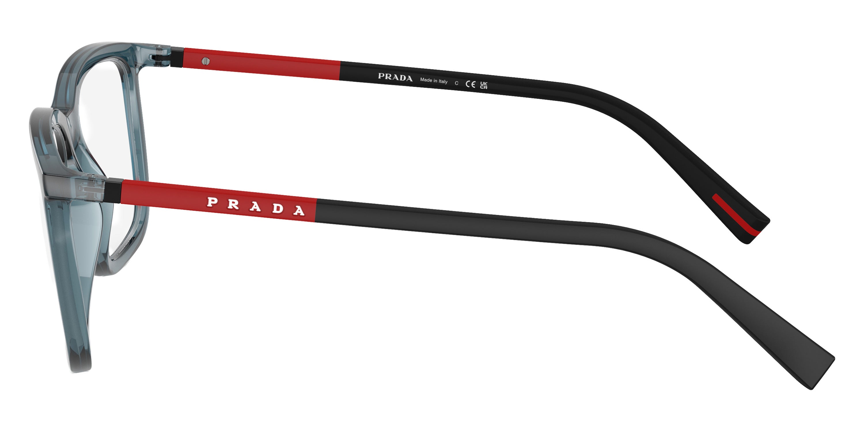 PRADA LINEA ROSSA EYEGLASSES - PS 01SV CZH1O1 54 - Blue Transparent