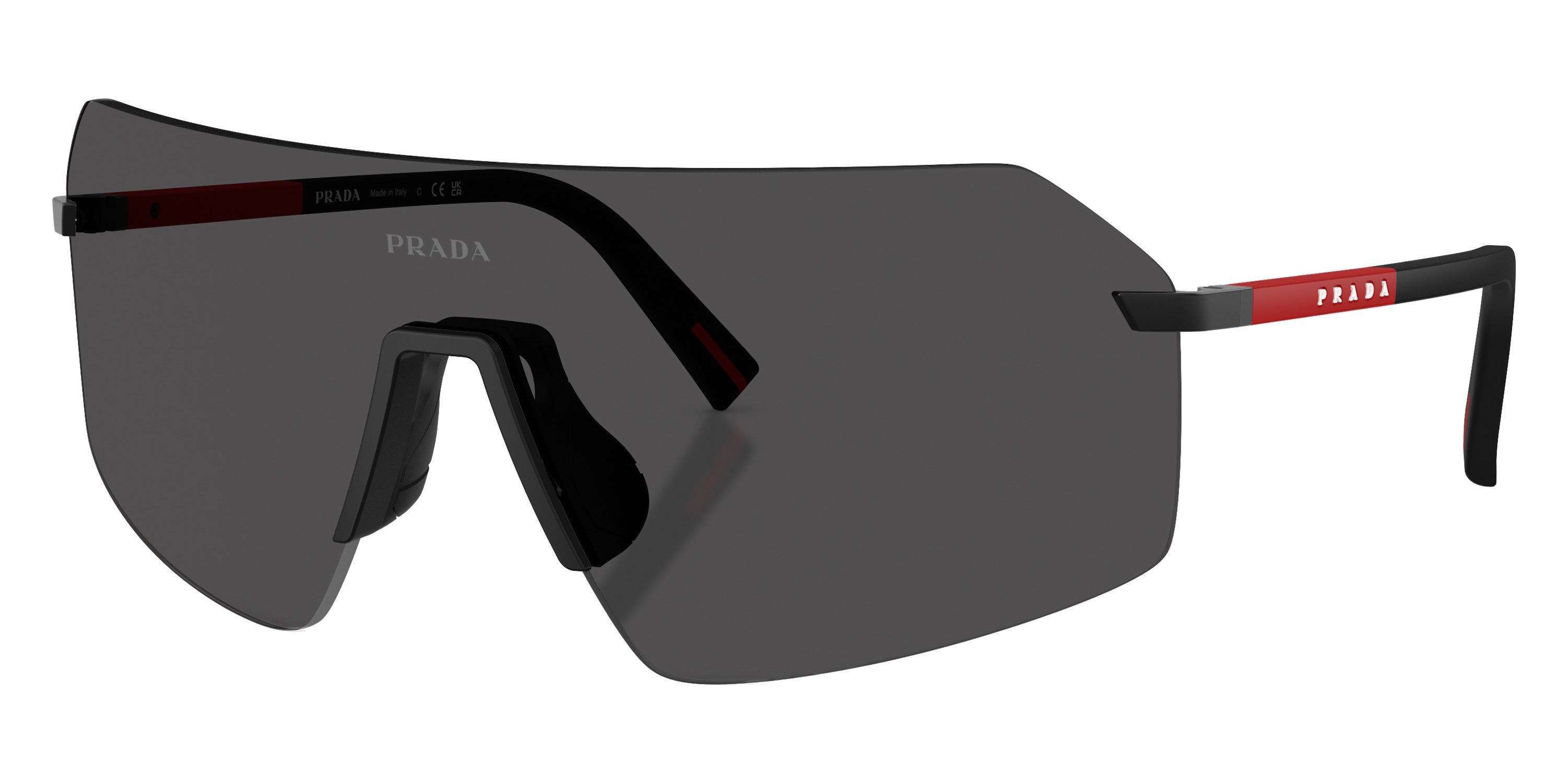 PRADA LINEA ROSSA SUNGLASSES - PS B50S 1BO06F 136 - Black