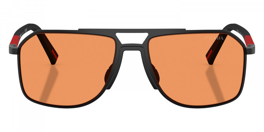 PRADA LINEA ROSSA SUNGLASSES - PS B51S 1BO90U 56 - Matte Black