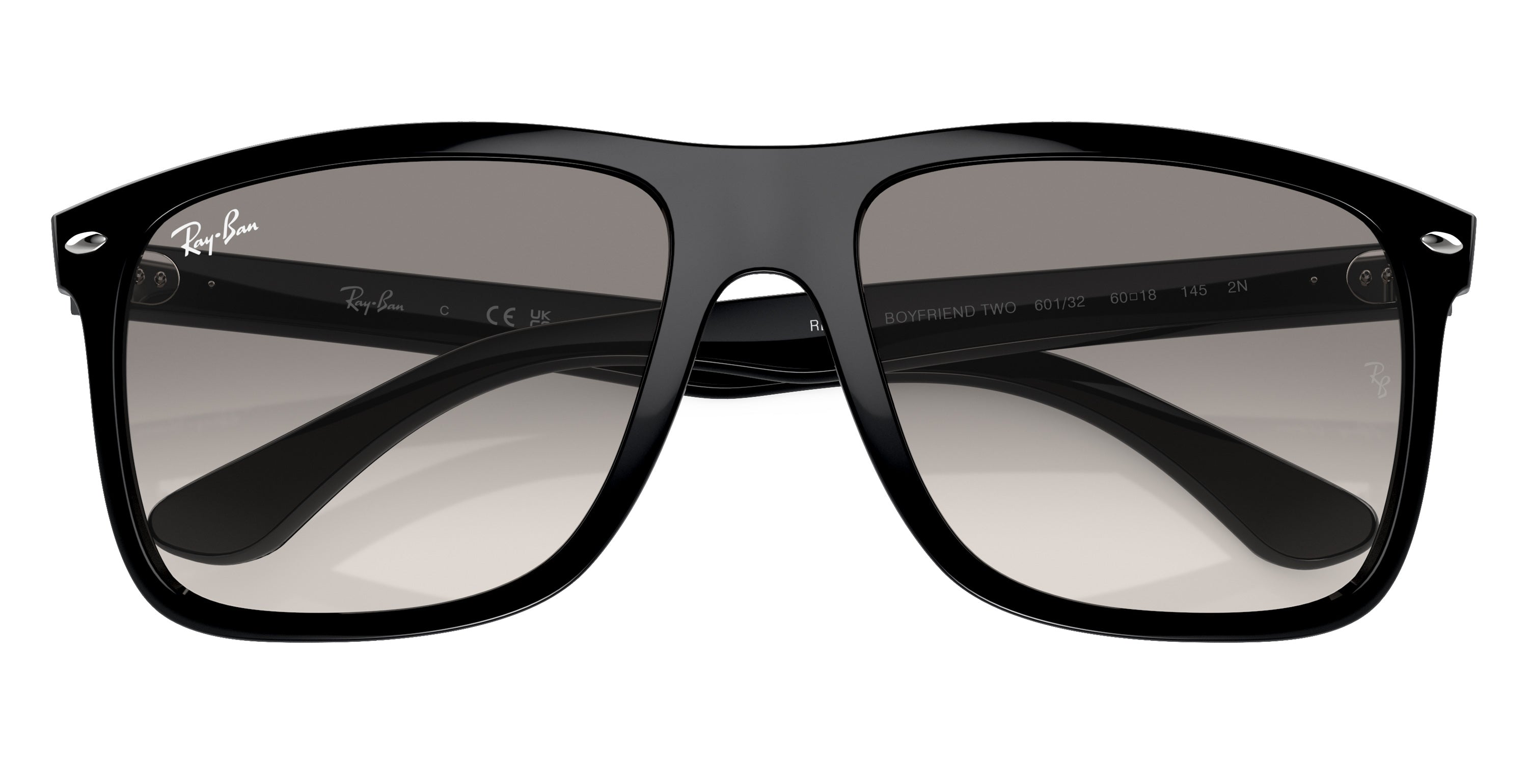 RAY-BAN SUNGLASSES BOYFRIEND TWO - RB4547 601/32 57 - Black
