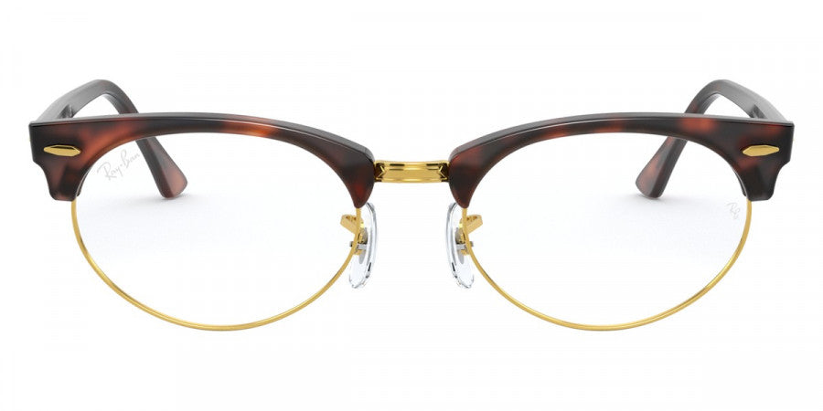 Ray-Ban™ Clubmaster Oval RX3946V 8058 50 - Mock Tortoise