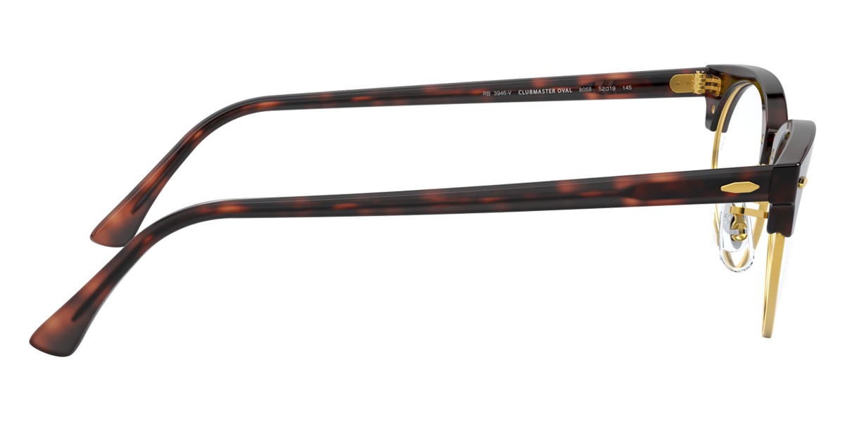 Ray-Ban™ Clubmaster Oval RX3946V 8058 50 - Mock Tortoise