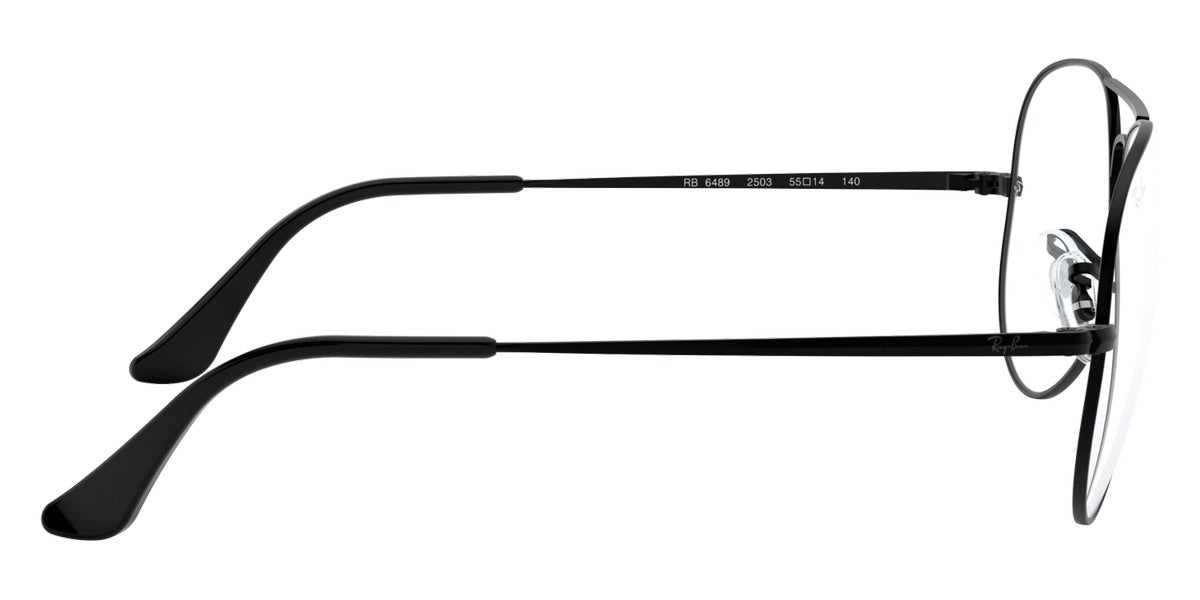RAY-BAN EYEGLASSES AVIATOR - RX6489 2503 58 - Matte Black