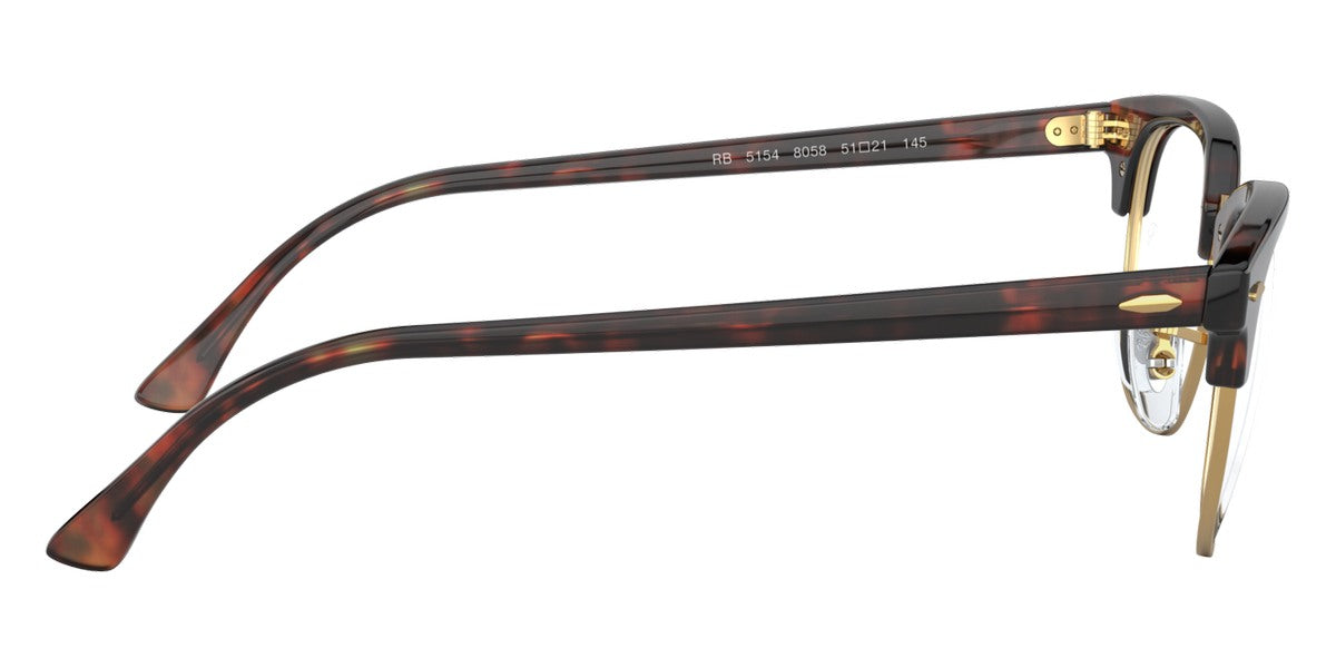 RAY-BAN EYEGLASSES CLUBMASTER - RX5154 8058 51 - Mock Tortoise