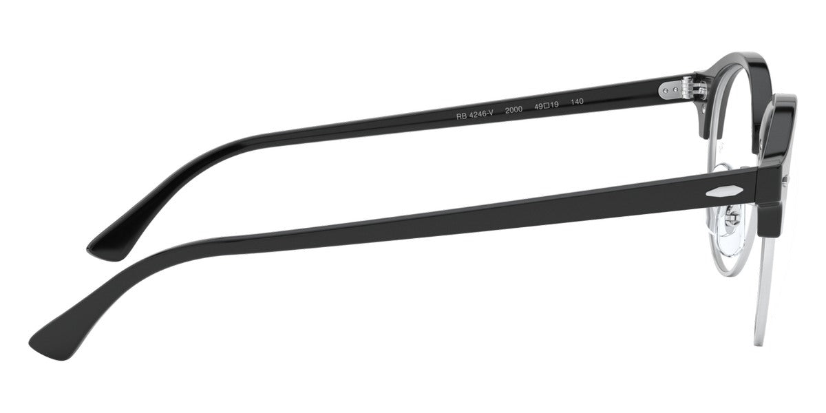 RAY-BAN EYEGLASSES CLUBROUND - RX4246V 2000 49 - Black