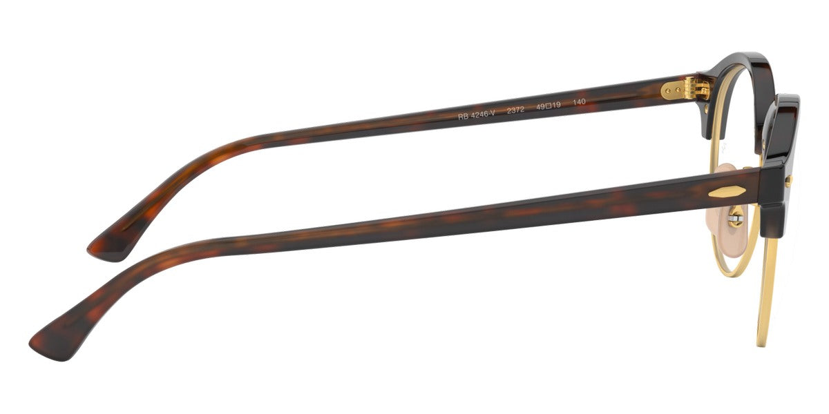 RAY-BAN EYEGLASSES CLUBROUND - RX4246V 2372 49 - Red Havana