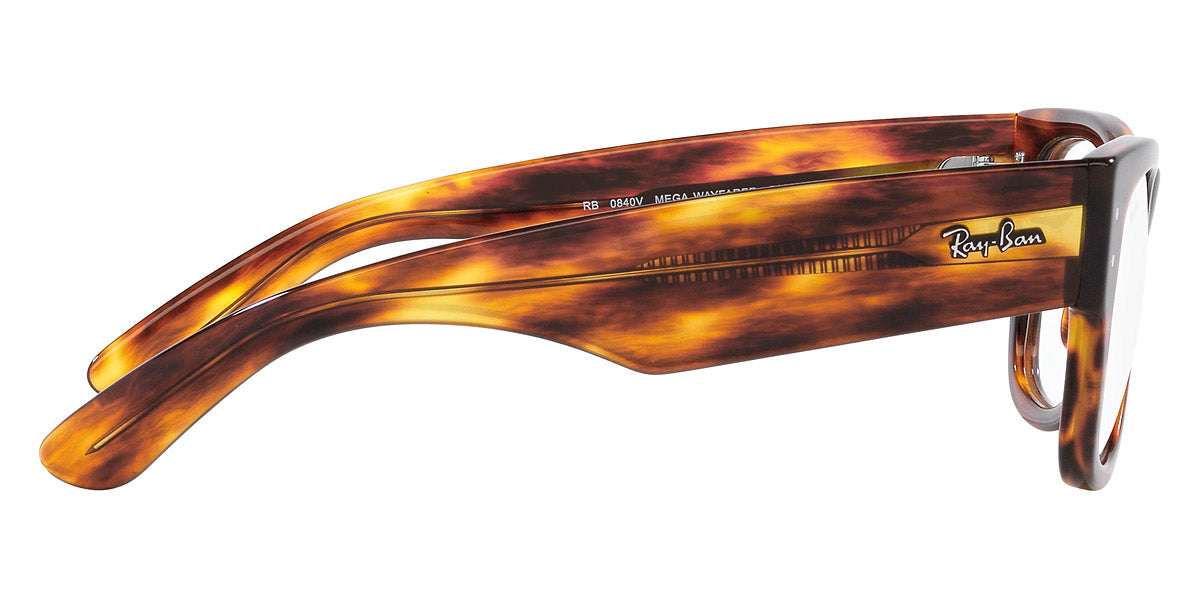 RAY-BAN EYEGLASSES MEGA WAYFARER - RX0840V 2144 51 - Striped Havana