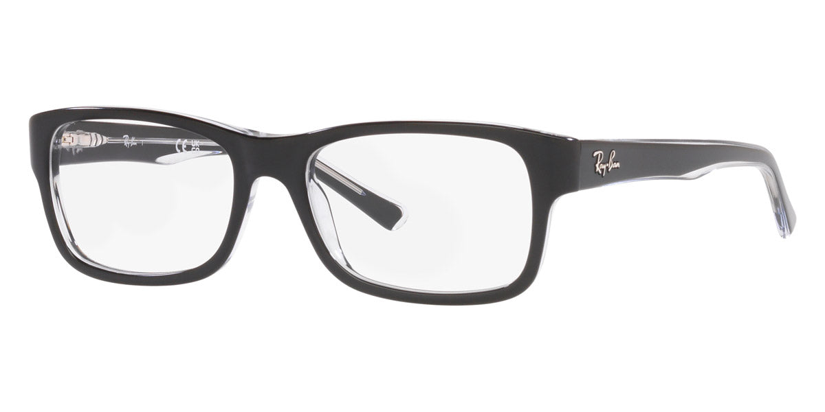 RAY-BAN EYEGLASSES - RX5268 2034 52 - Black on Transparent