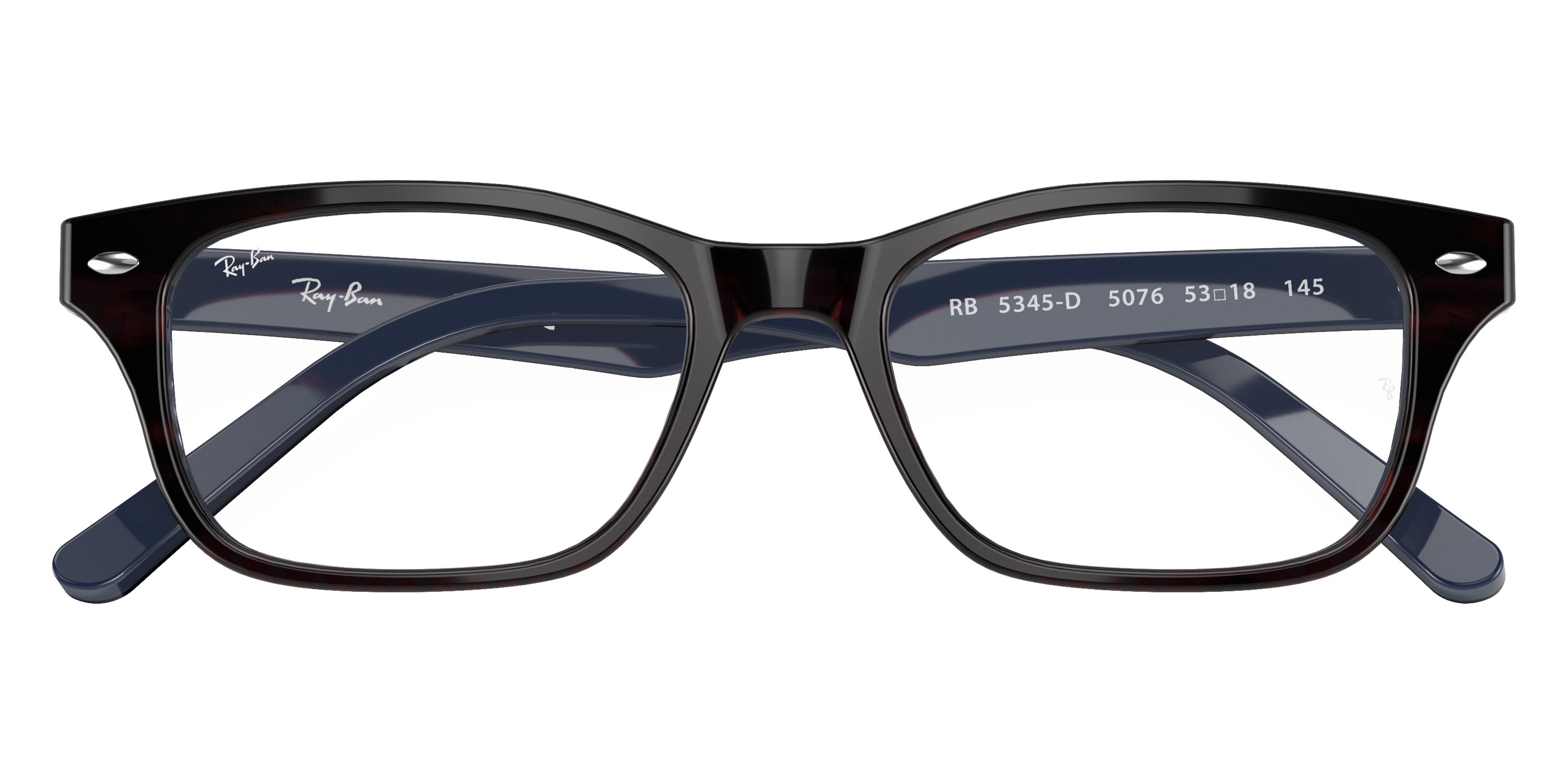 RAY-BAN EYEGLASSES - RX5345D 5076 53 - Brown