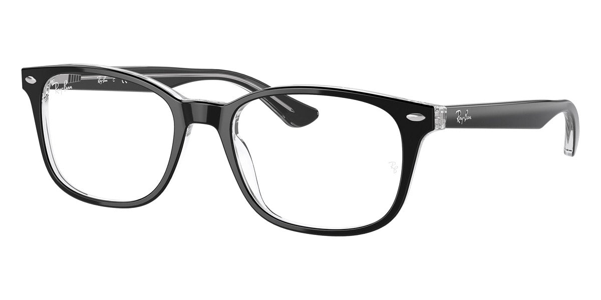 RAY-BAN EYEGLASSES - RX5375 2034 53 - Black On Transparent