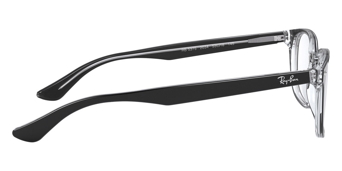 RAY-BAN EYEGLASSES - RX5375 2034 53 - Black On Transparent