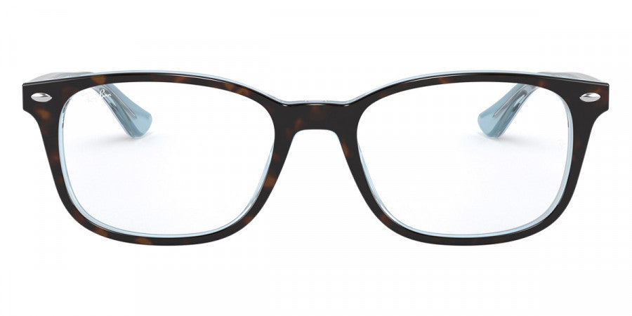 RAY-BAN EYEGLASSES - RX5375 5883 53 - Havana On Light Blue