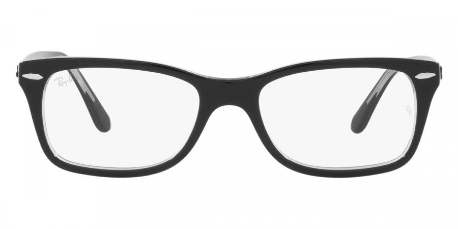 RAY-BAN EYEGLASSES - RX5428 2034 53 - Black on Transparent