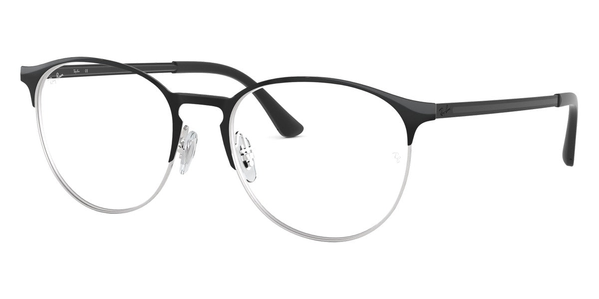 RAY-BAN EYEGLASSES - RX6375 2861 53 - Black On Silver