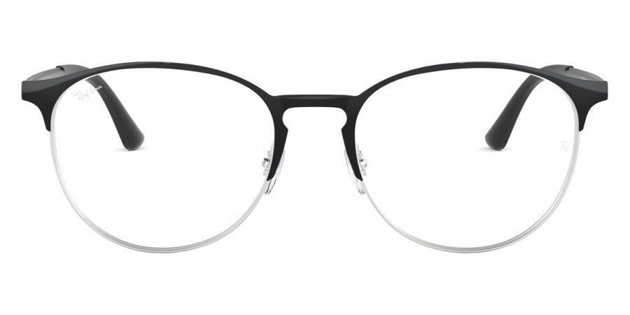 RAY-BAN EYEGLASSES - RX6375 2861 53 - Black On Silver