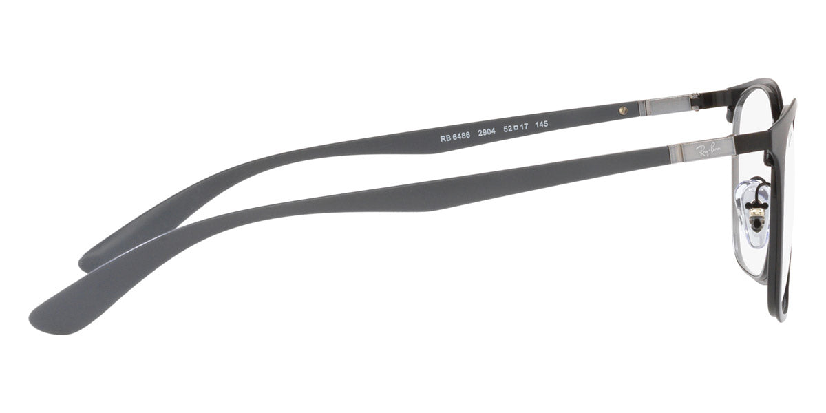 RAY-BAN EYEGLASSES RX6486 Matte Black on Black