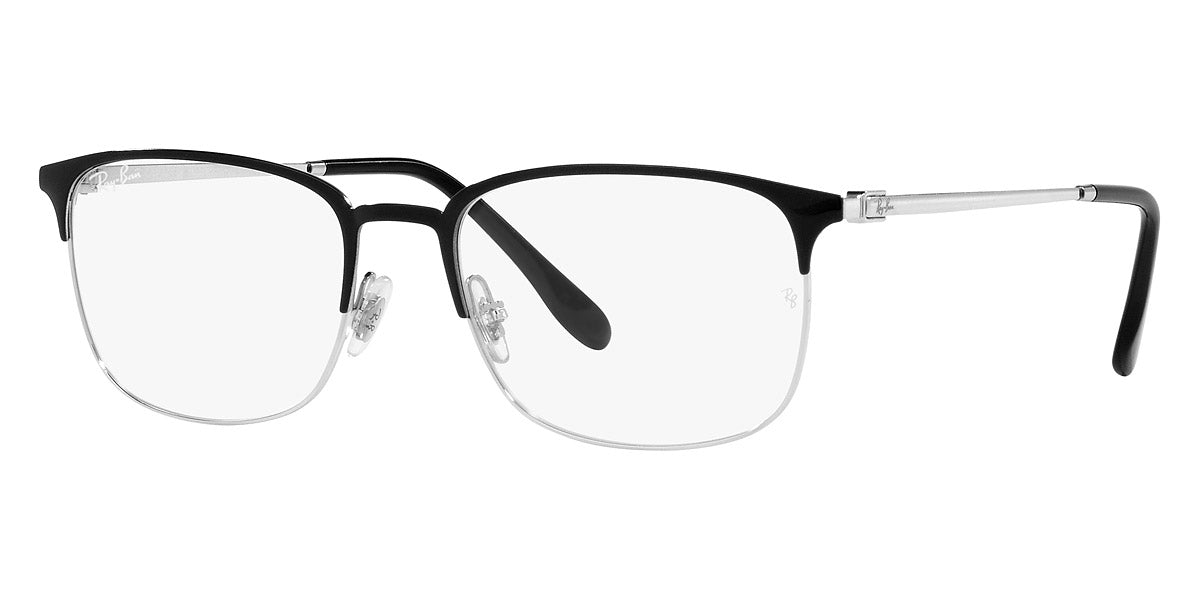 RAY-BAN EYEGLASSES - RX6494 2861 54 - Black on Silver
