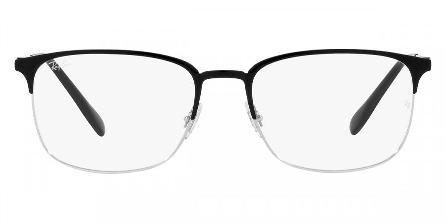 RAY-BAN EYEGLASSES - RX6494 2861 54 - Black on Silver