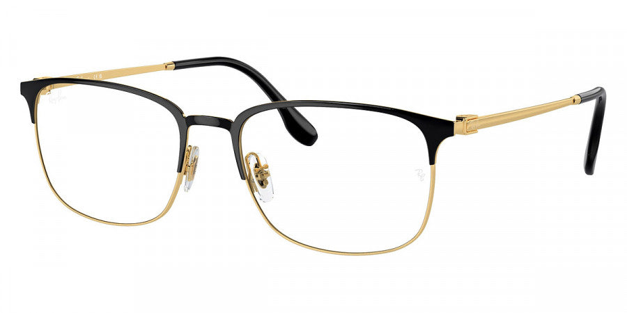 RAY-BAN EYEGLASSES - RX6494 Black on Gold