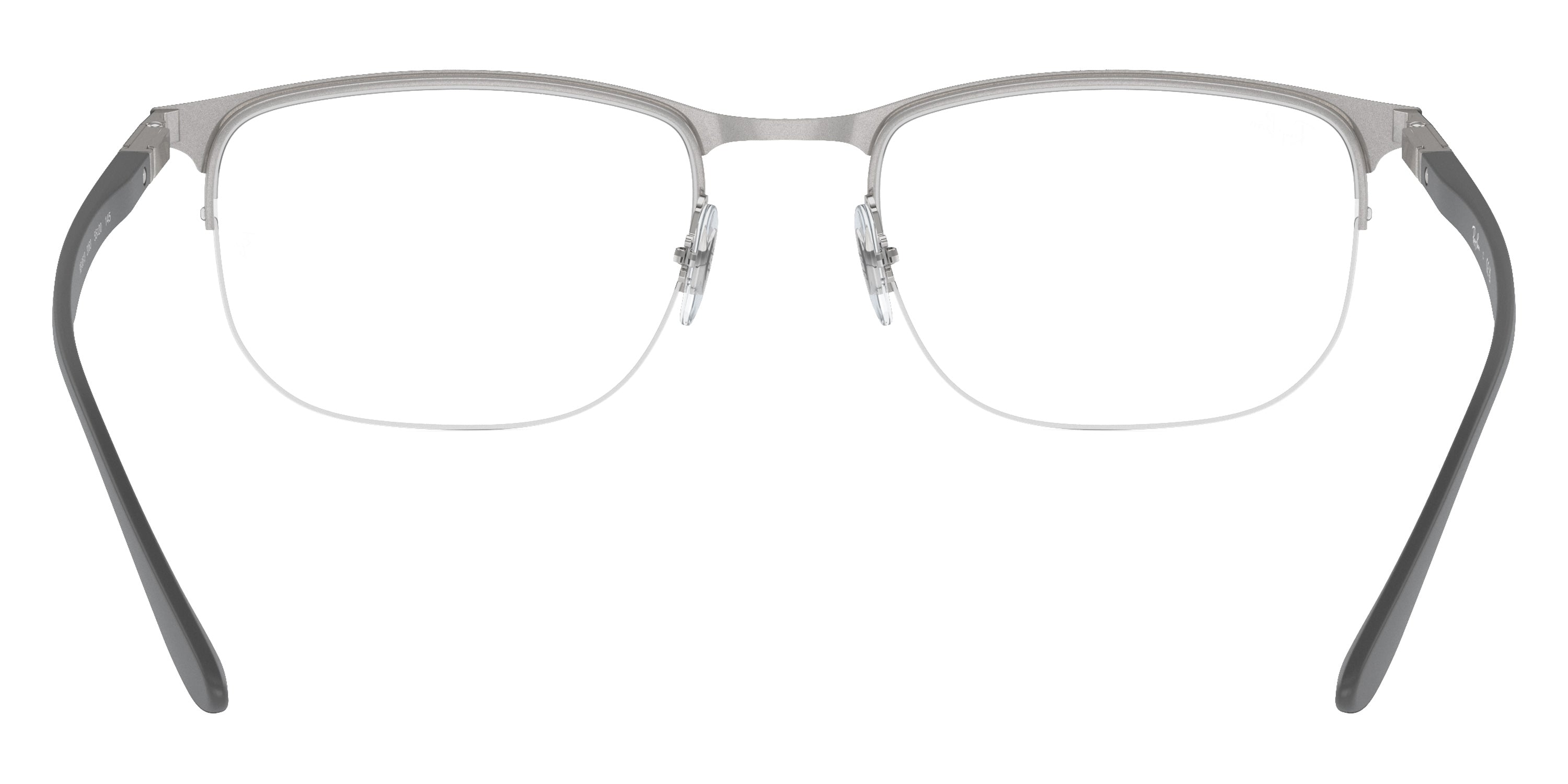 RAY-BAN EYEGLASSES - RX6513 3163 53 - Black on Silver/Sand Gray