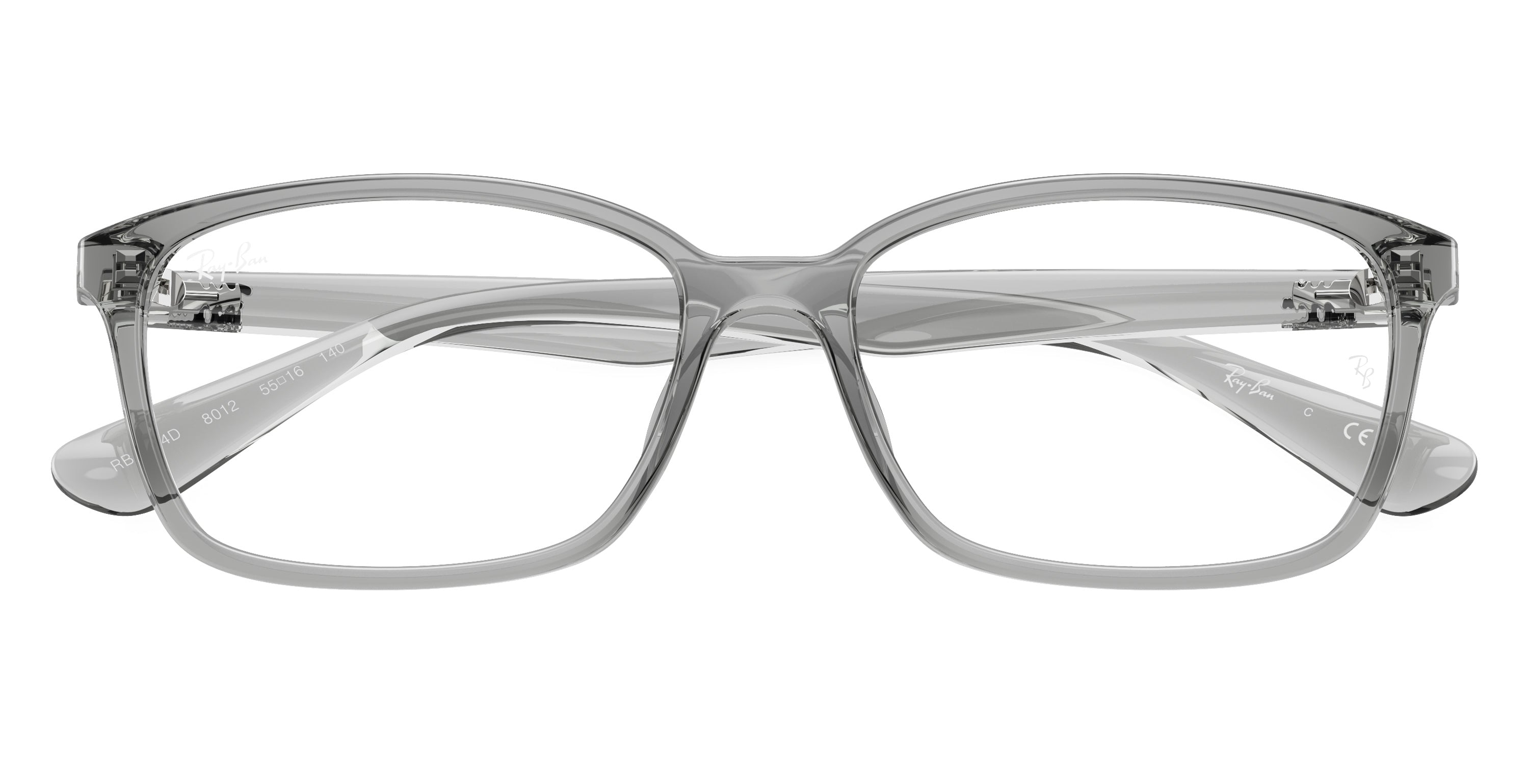 RAY-BAN EYEGLASSES - RX7094D 8012 55 - Transparent Gray