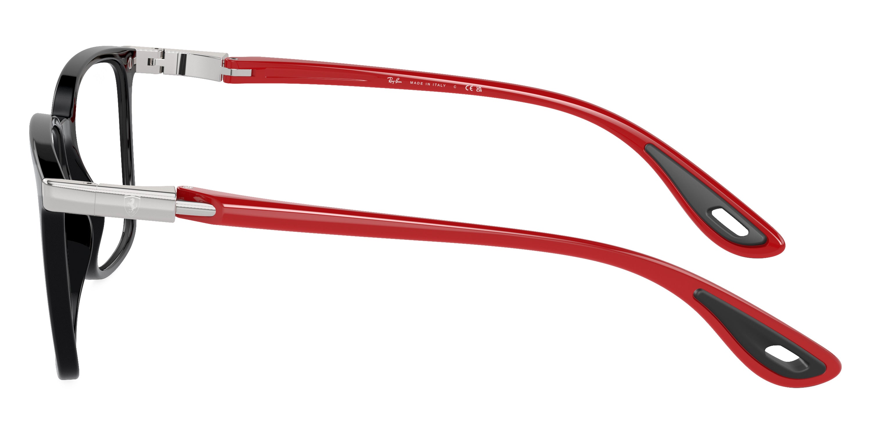 RAY-BAN EYEGLASSES - RX7240M F644 54 - Black/Red