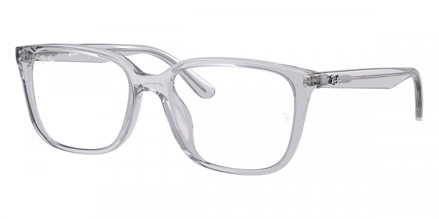RAY-BAN EYEGLASSES - RX7248D 8411 55 - TRANSPARENT LIGHT GRAY